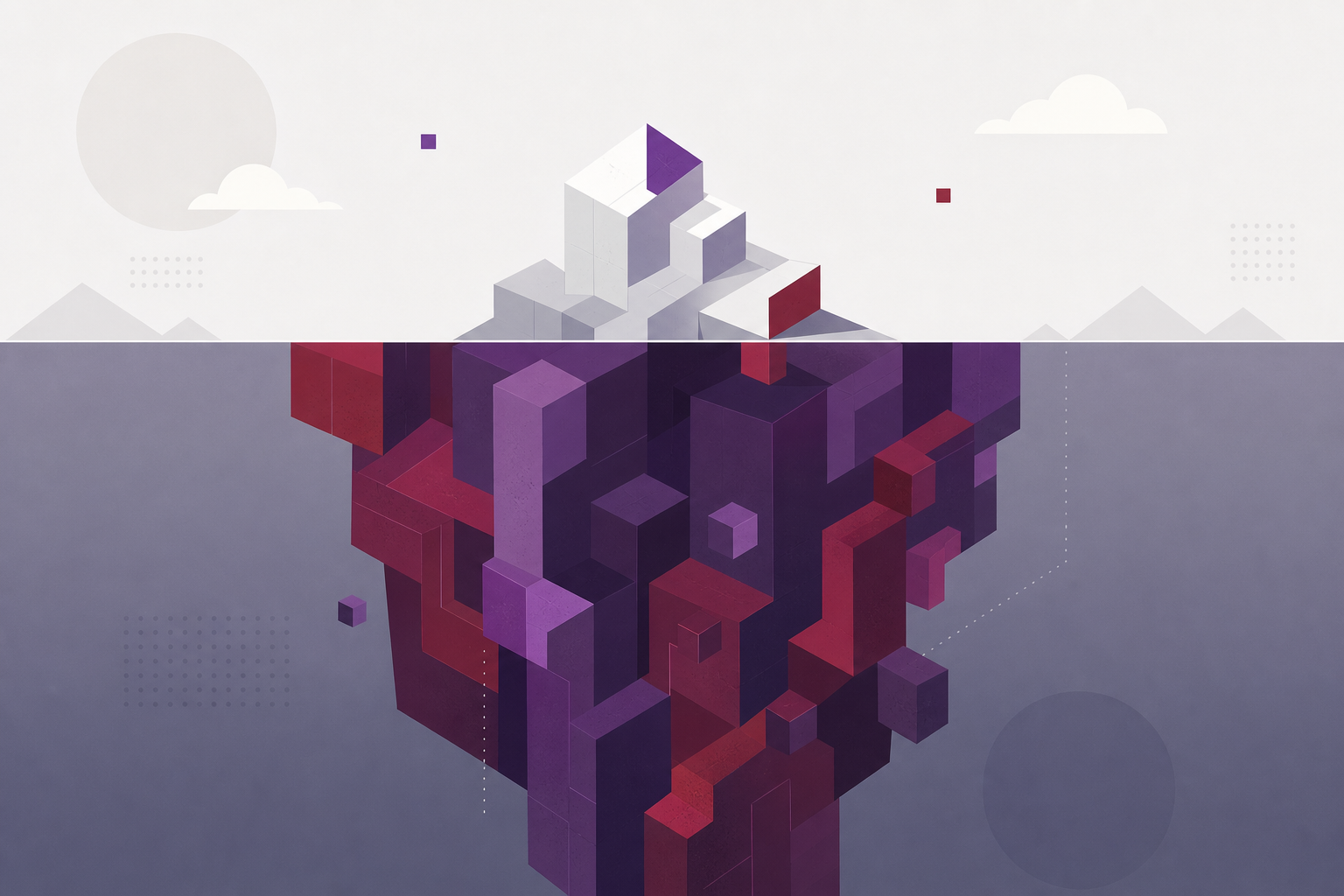 Hidden software maintenance costs beneath the visible build phase