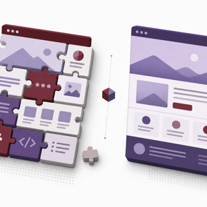 Minh hoạ so sánh Wordpress và website dựng riêng